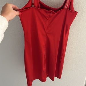 Mini Red strappy dress
